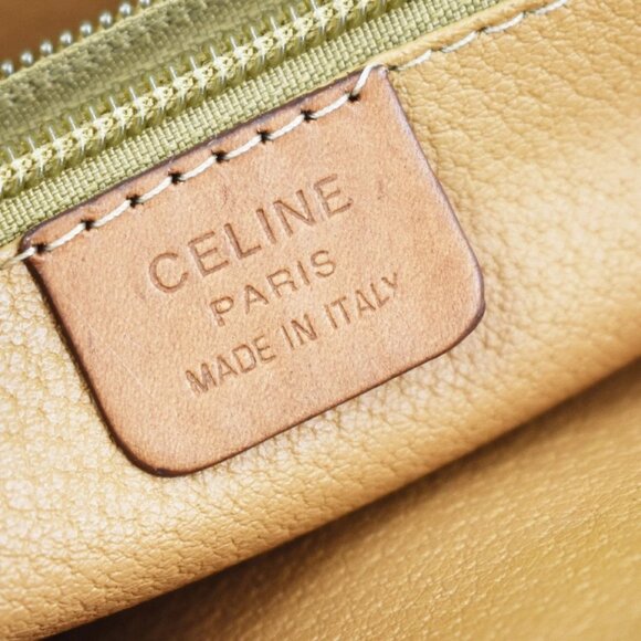 CELINE Logo Macadam Pattern Shoulder Tote Bag PVC Leather Brown GHW 62KB209 - Picture 13 of 15